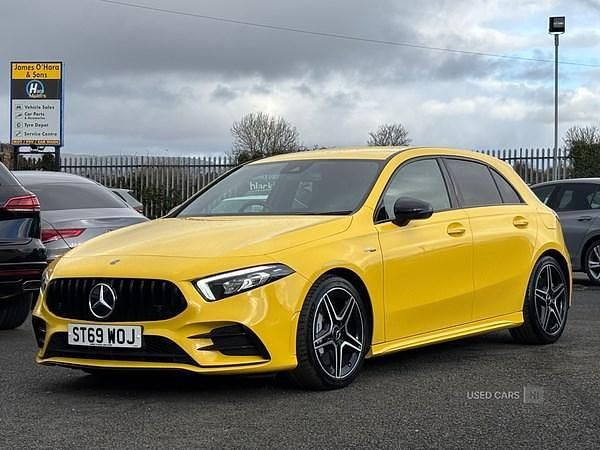 Used Mercedes A35 AMG Executive 2019 Yellow Hatchback