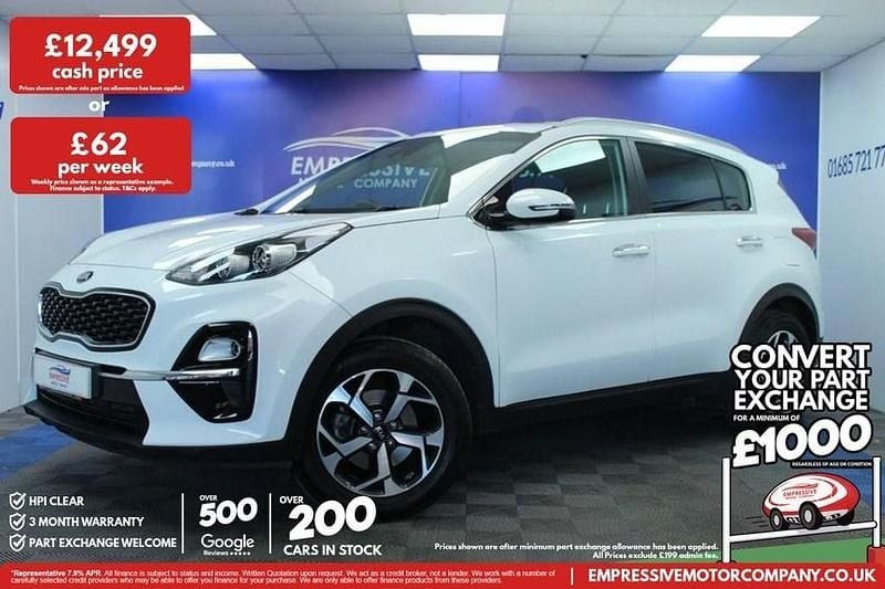 Used Kia Sportage 130 HP (95 kW) 2018 White SUV
