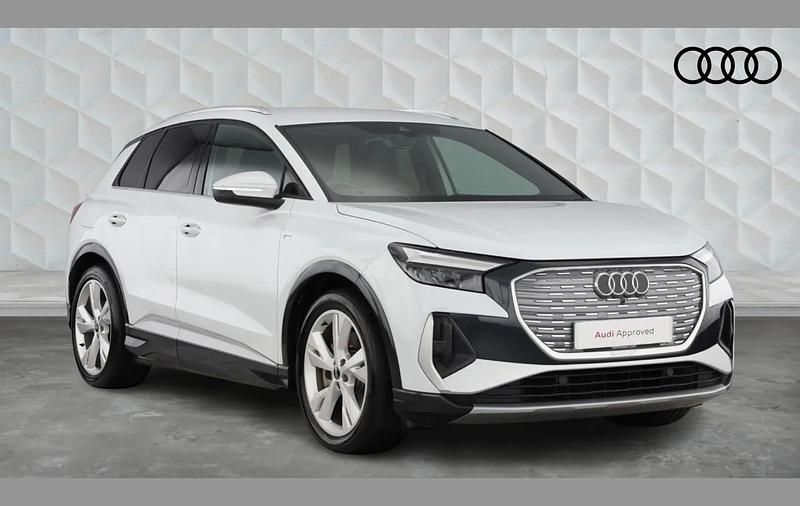 Used Audi Q4 e-tron S-Line 150 kW (204 HP) 2023 White SUV