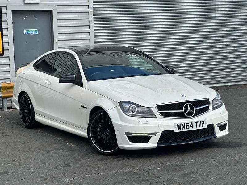 White Used 2014 Mercedes C63 AMG AMG Edition 1 Coupe | £20,999 (Super price) - Image 1/4