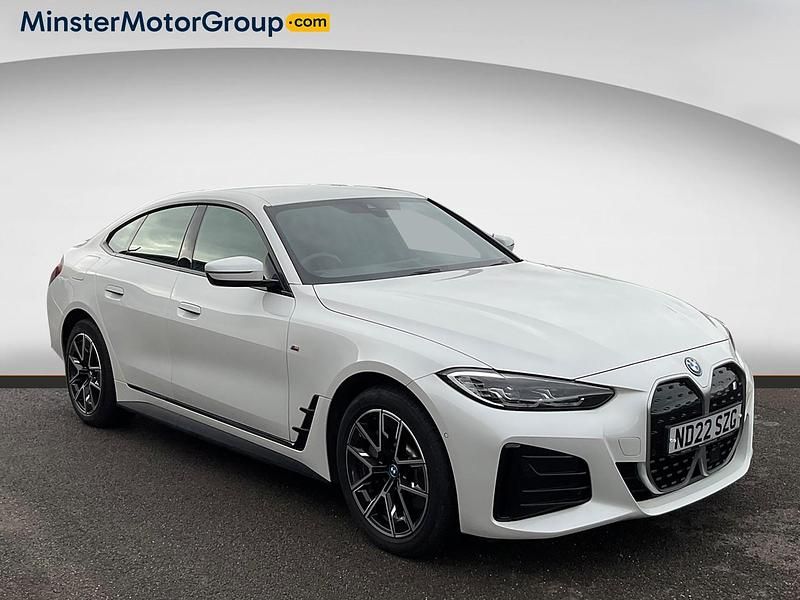 White Used 2022 BMW i4 M Sport Sedan | £24,790 (Good price) - Image 1/4