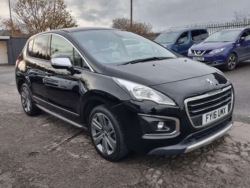 Black Used 2016 Peugeot 3008 Allure Hatchback | £7,995 (Super price) - Image 1/4