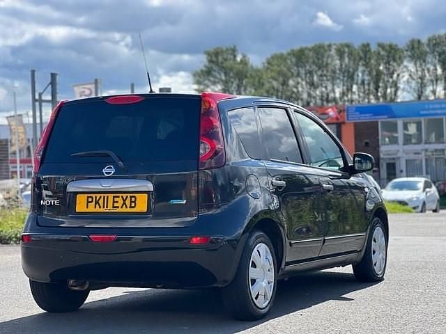 Used Nissan Note N-TEC 88 HP (64 kW) 2011 Black MPV