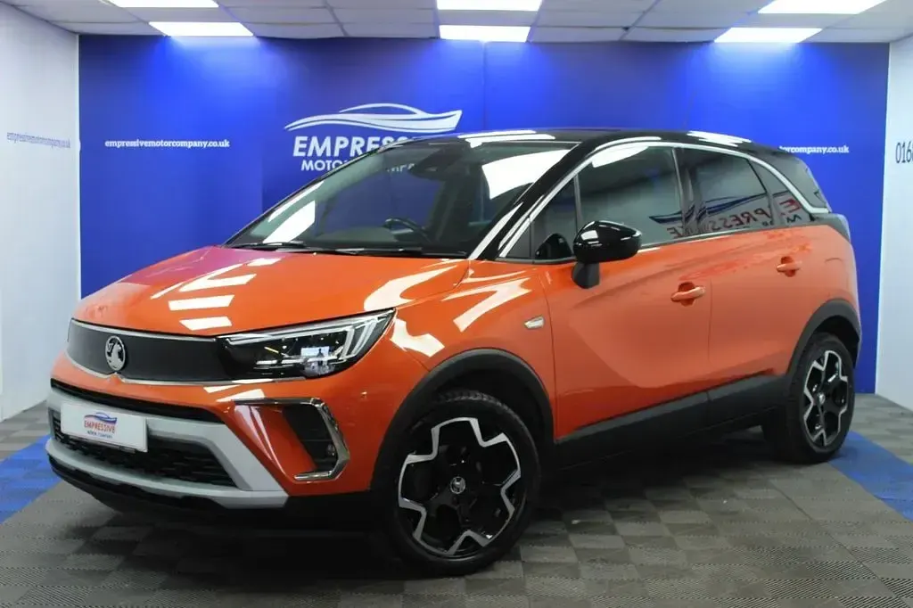 Used Vauxhall Crossland Elite 110 HP (80 kW) 2021 Orange SUV