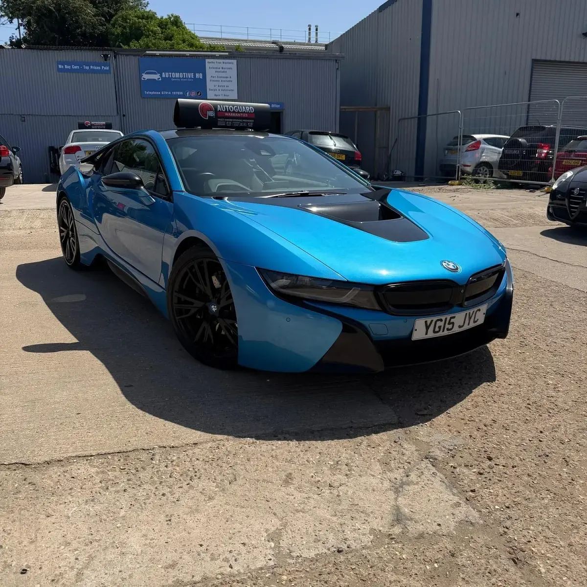 Used BMW i8 Impressive 362 HP (266 kW) 2015 Blue Coupe
