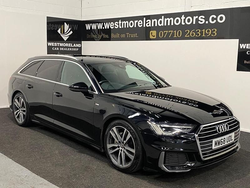 Used Audi A6 S-Line 204 HP (150 kW) 2018 Black Estate