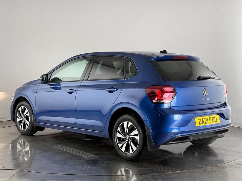 Used VW Polo Match 95 HP (69 kW) 2021 Blue Hatchback