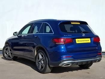 Used Mercedes GLC300 AMG line 258 HP (189 kW) 2019 Blue SUV