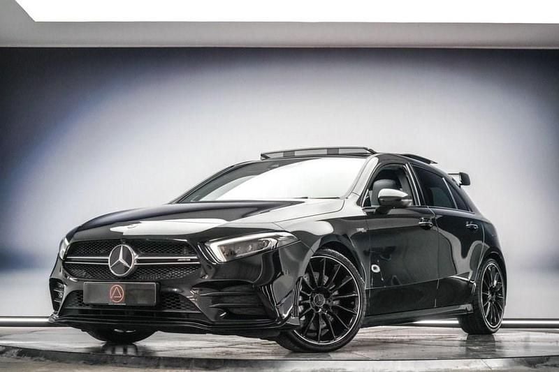 Black Used 2021 Mercedes A35 AMG Premium Plus Hatchback | £27,500 (Fair price) - Image 1/4