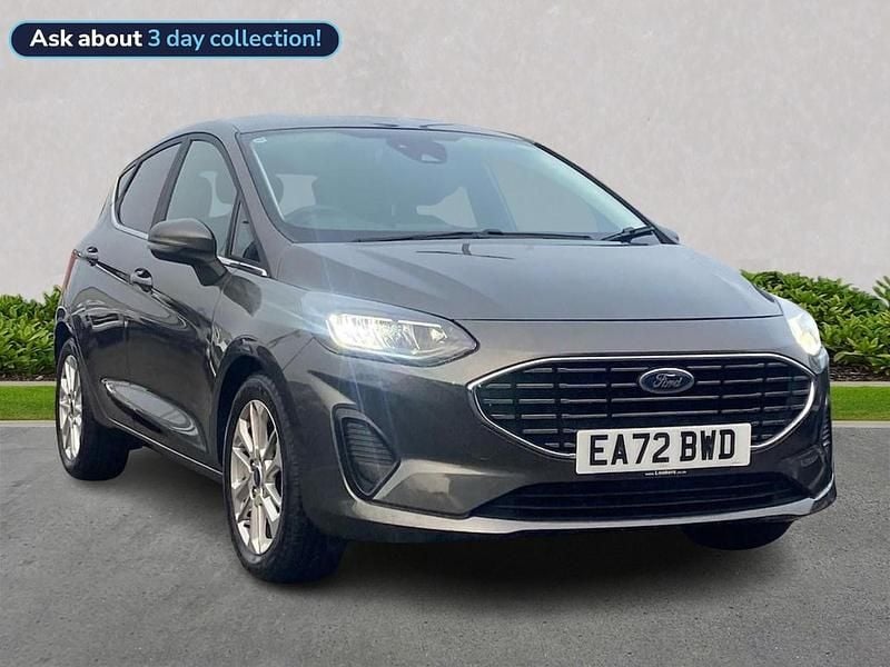 Grey Used 2022 Ford Fiesta Titanium Hatchback | £13,229 (Fair price) - Image 1/4