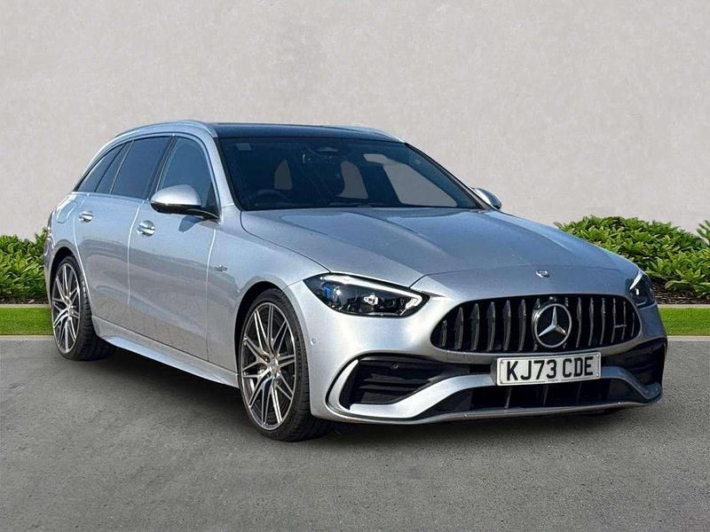 Used Mercedes C43 AMG Premium Plus 2024 Silver Estate