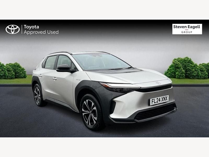 Silver Used 2024 Toyota bZ4X PURE SUV | £22,797 (Good price) - Image 1/3