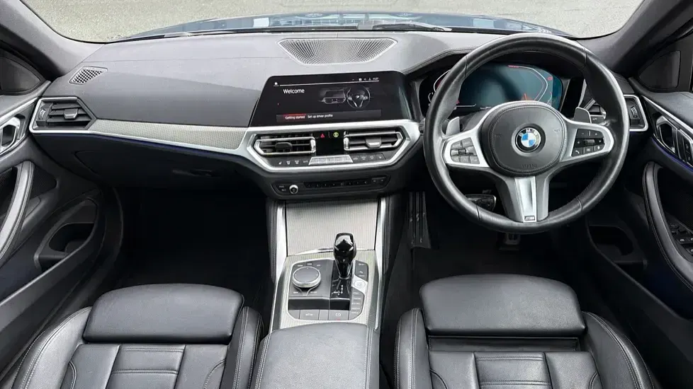 Usado BMW 420 M Sport 192 HP (141 kW) 2021 Azul Cabrios