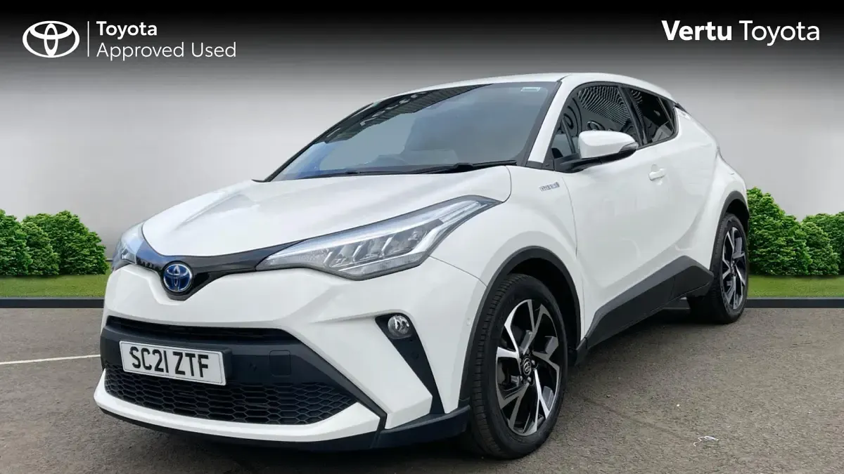 Used Toyota C-HR Design 184 HP (135 kW) 2021 Pure white (solid paint) SUV