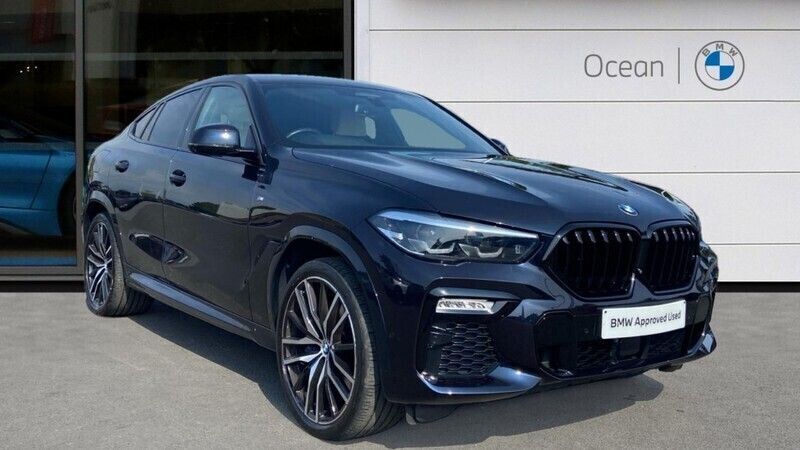Black Used 2021 BMW X6 M Sport SUV | £42,900 (Fair price) - Image 1/4