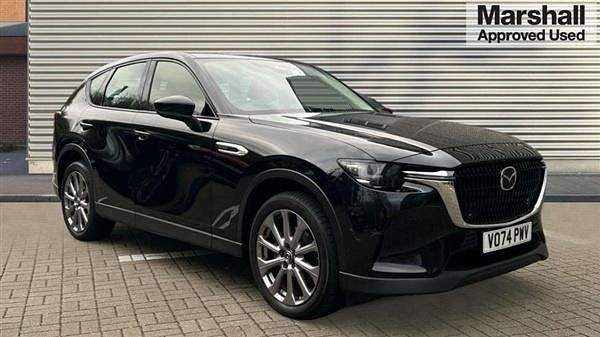 Black Used 2024 Mazda CX-60 Exclusive-Line SUV | £33,133 - Image 1/4