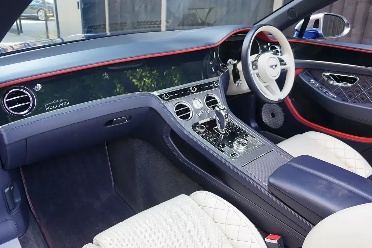 Used Bentley Continental GT Convertible Mulliner 2021 Blue Cabriolet