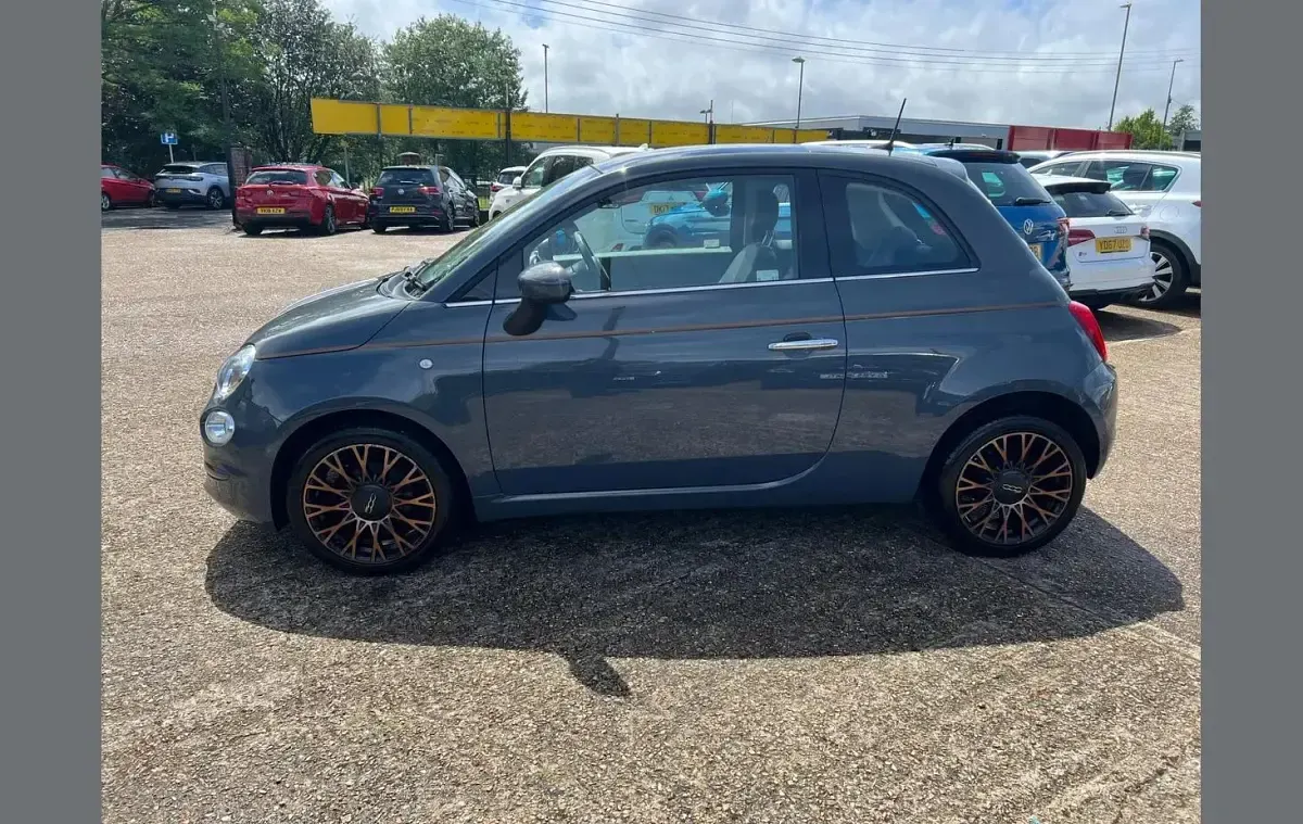 Used Fiat 500 Collezione 69 HP (50 kW) 2019 Grey Hatchback