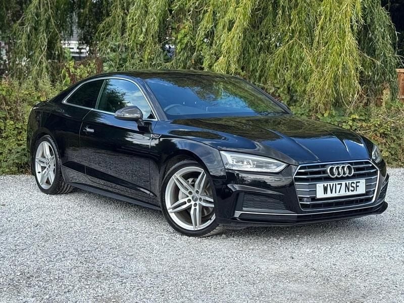 Black Used 2017 Audi A5 S-Line Coupe | £13,495 (Good price) - Image 1/4