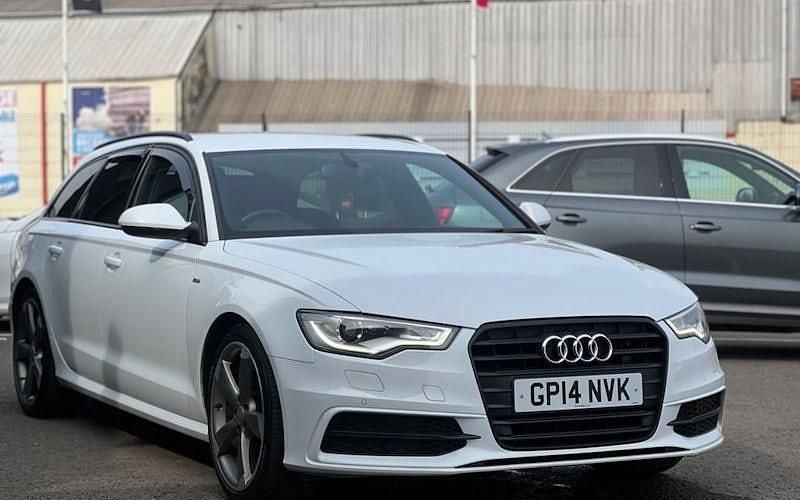 Used Audi A6 Black Edition 190 HP (139 kW) 2014 White Estate