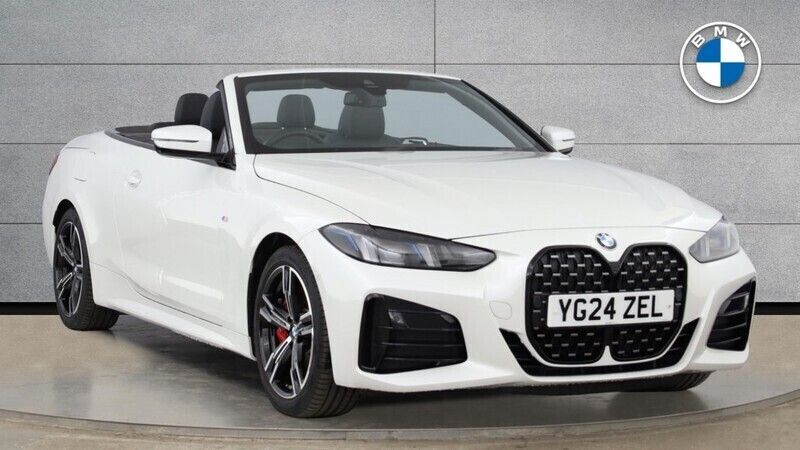 White Used 2024 BMW 420 M Sport Cabriolet | £43,450 (Expensive) - Image 1/4