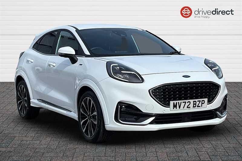 White Used 2022 Ford Puma Gen-E ST-Line SUV | £19,850 (A bit pricey) - Image 1/4