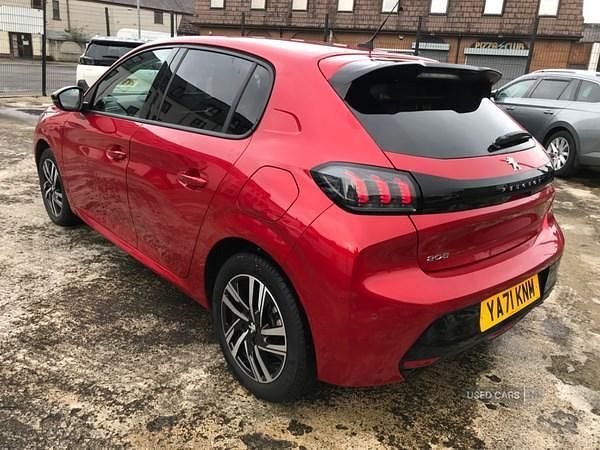 Used Peugeot 208 Allure Premium 2022 Red Hatchback