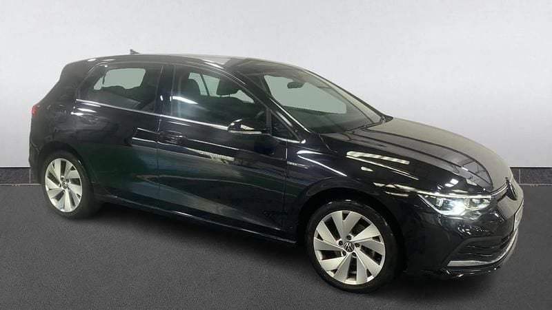 Used VW Golf VIII Style 130 HP (95 kW) 2020 Black Hatchback