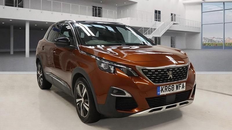Cuprite bronze Used 2018 Peugeot 3008 GT-line Hatchback | £10,675 (Fair price) - Image 1/4