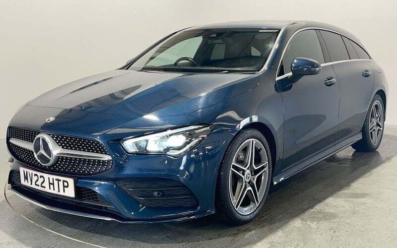 Blue Used 2022 Mercedes CLA200 Shooting Brake AMG line Estate | £20,999 (Fair price) - Image 1/4