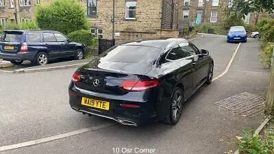 Used Mercedes C200 AMG line 2019 Black Coupe