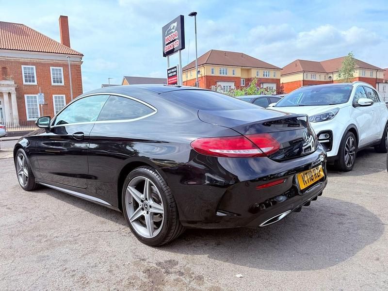 Used Mercedes C220 AMG line 2018 Black Coupe