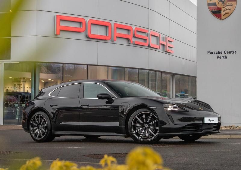 Black Used 2023 Porsche Taycan Performance Package Estate | £56,800 (Good price) - Image 1/4
