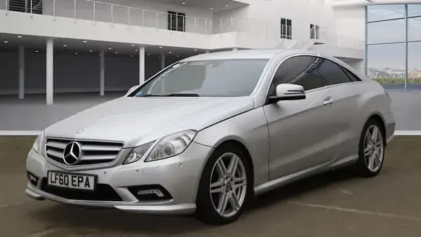 Used Mercedes E350 2010 Silver Coupe
