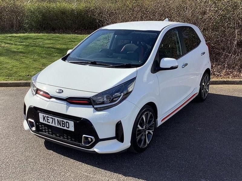Used Kia Picanto GT-Line S 99 HP (72 kW) 2021 White Hatchback
