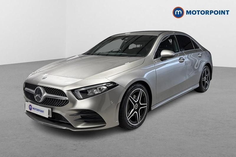 Used Mercedes A180 AMG Line Premium 116 HP (85 kW) 2019 Silver Sedan