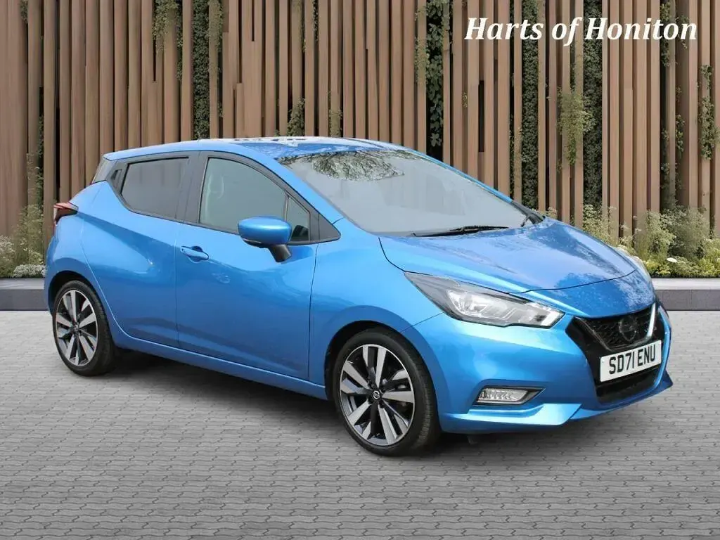Used Nissan Micra Tekna 92 HP (67 kW) 2021 Blue Hatchback