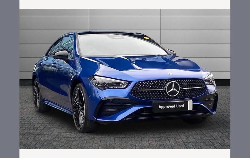 Used Mercedes CLA250e AMG Line Premium Plus 218 HP (160 kW) 2025 Blue Sedan