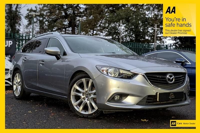 Silver Used 2014 Mazda 6 Inclusive Estate | £5,228 (Good price) - Image 1/3