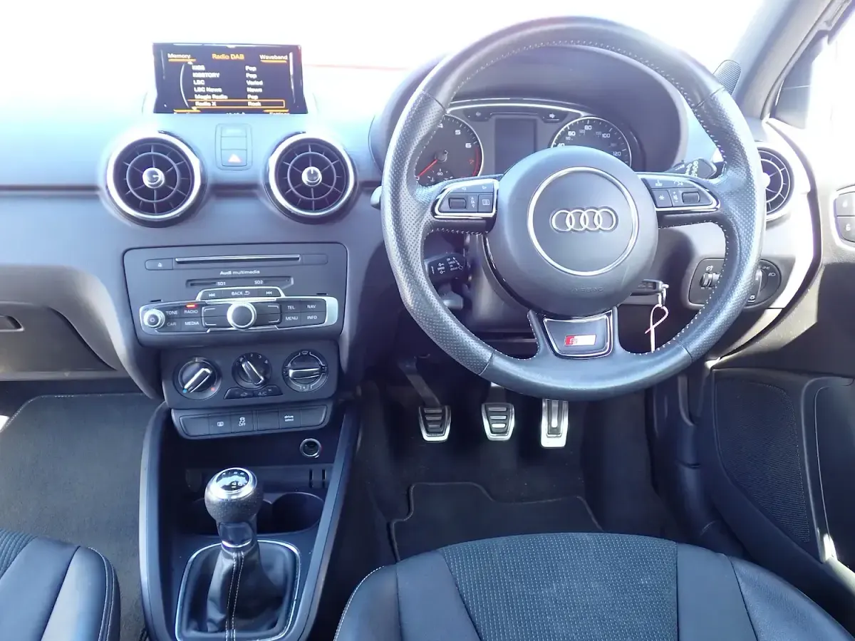 Used Audi A1 Sportback S-Line 125 HP (91 kW) 2018 Black Hatchback