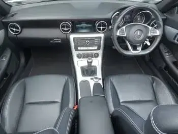 Used Mercedes SLC180 AMG line 156 HP (114 kW) 2017 White Cabriolet
