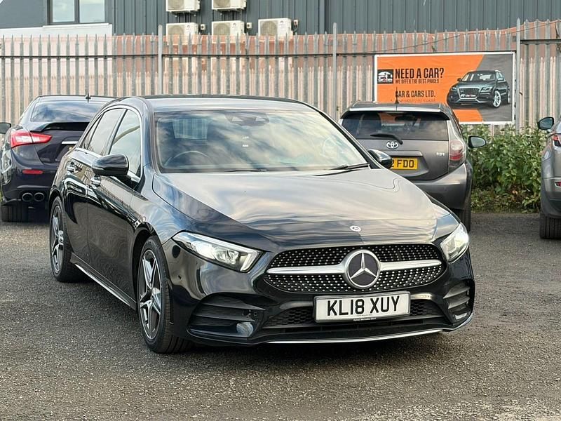 Black Used 2018 Mercedes A200 AMG Line Premium Hatchback | £13,999 (Fair price) - Image 1/3