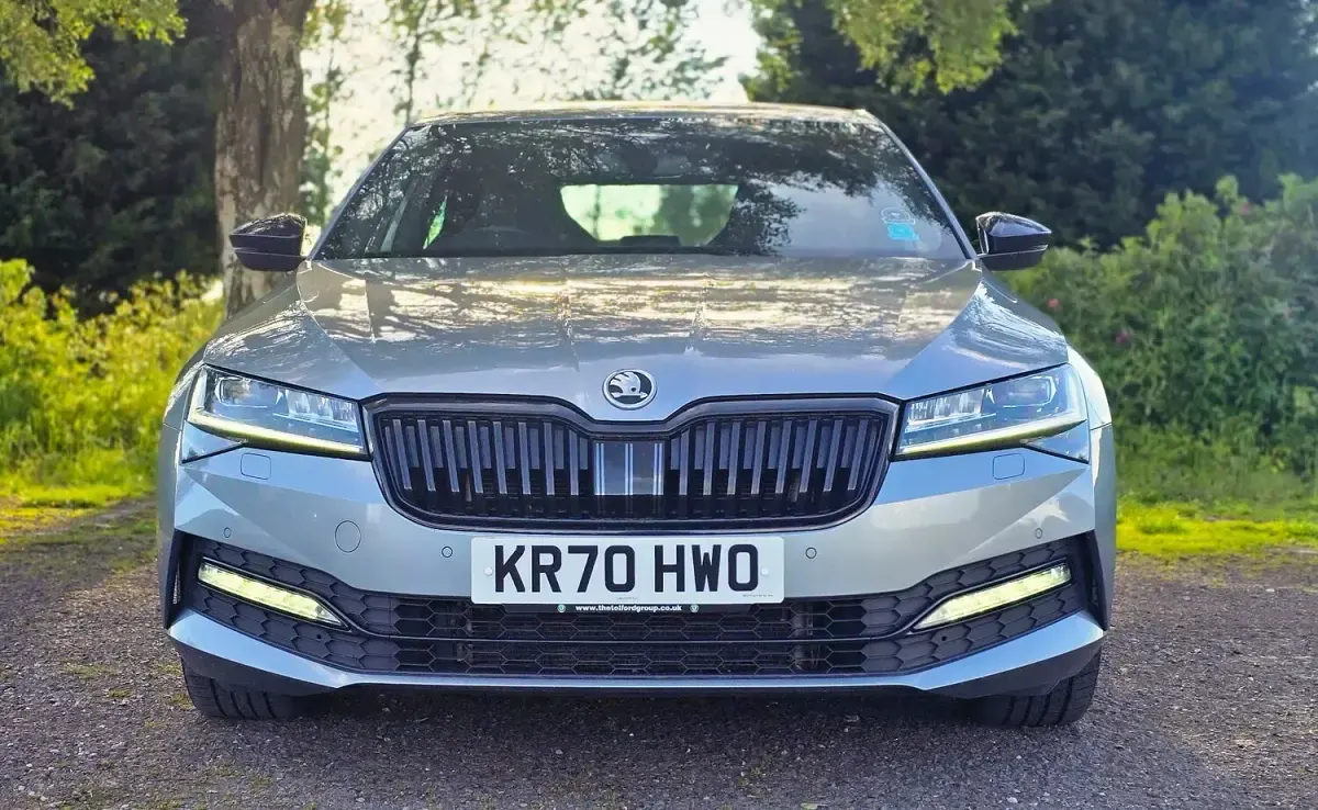 Used Skoda Superb SportlinePlus 190 HP (139 kW) 2021 Grey Hatchback