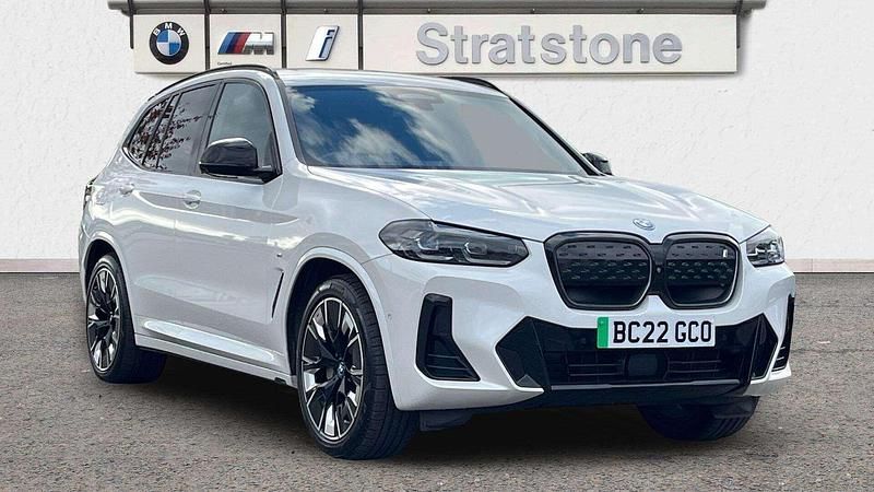 White Used 2022 BMW iX3 M Sport SUV | £29,699 (Fair price) - Image 1/3
