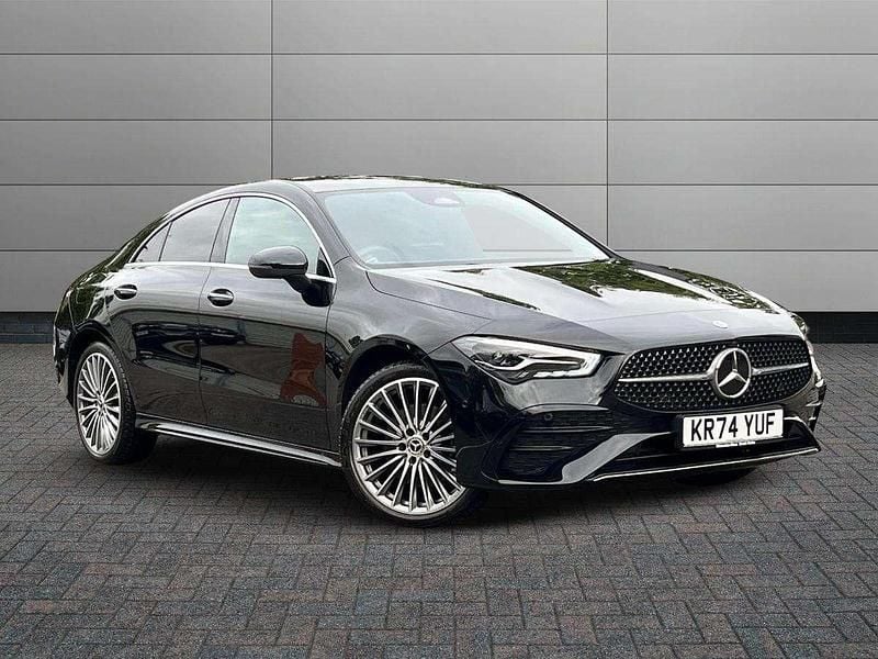 Black Used 2024 Mercedes CLA250e AMG Line Premium Sedan | £29,590 (Fair price) - Image 1/4