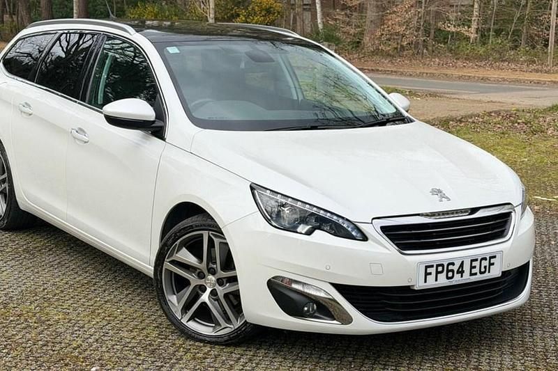 Used Peugeot 308 SW S 2014 White Estate