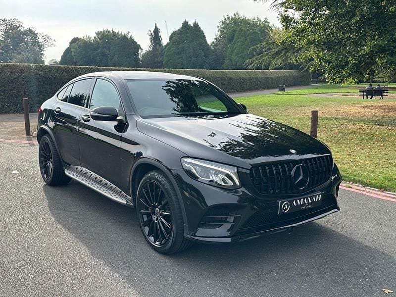 Black Used 2017 Mercedes GLC220 AMG Line Premium Plus Coupe | £22,990 (A bit pricey) - Image 1/4