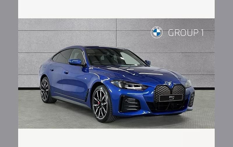 Blue Used 2025 BMW i4 M Sport Sedan | £41,990 (A bit pricey) - Image 1/4