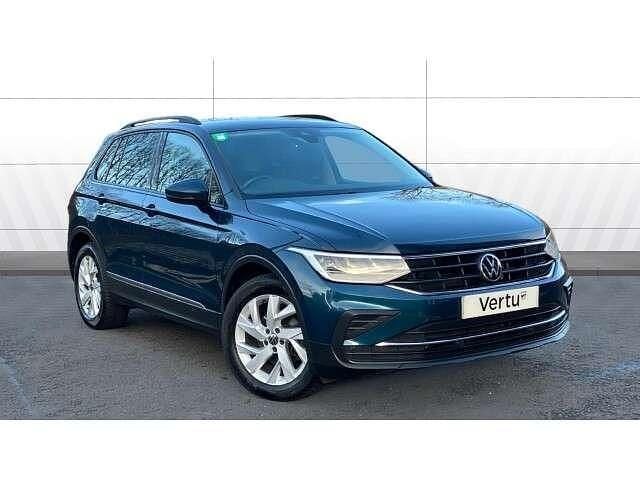 Blue Used 2022 VW Tiguan Life SUV | £17,897 (Good price) - Image 1/4