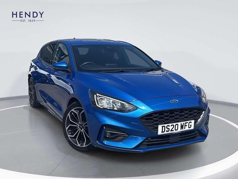 Blue Used 2020 Ford Focus ST-Line X Hatchback | £12,299 (Fair price) - Image 1/4